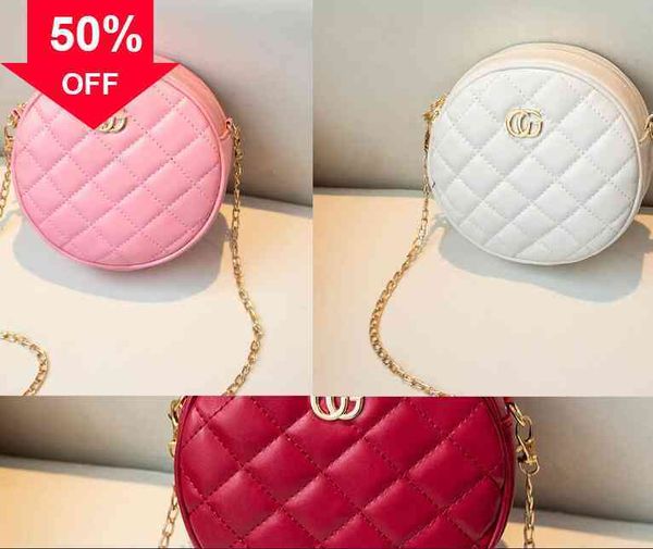 

design evening bag luxury women's handbag fashion diamond pattern mini chain bag round shoulder bags digner y2208043o57