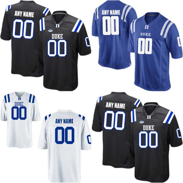 

american college football wear ncaa duke blue devils college football jerseys 4 myles hudzick jersey 10 riley leonard 12 joe hardison 17 dan, Black