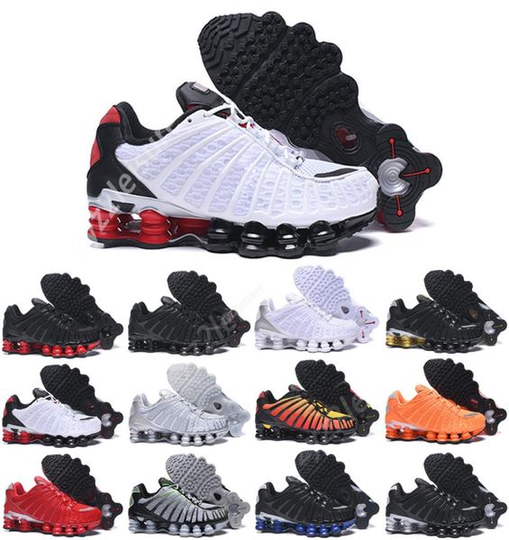 

2022 sho tl r4 safety shoes men women triple white silver red platinum mens, Black;brown