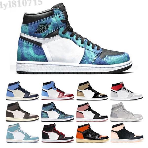 

2021 whole 1 og men shoes women low sports sneakers sky blue black red unc 36-46 sf08302s, Black;brown