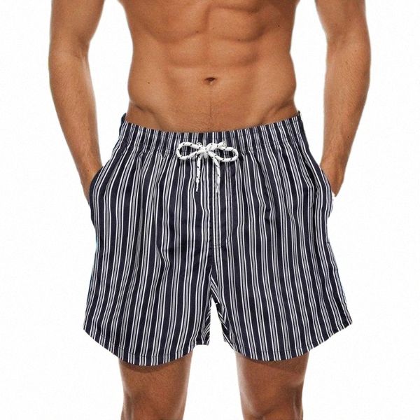 

men's shorts men's stripe swimwear swim trunks beach board swimming pants swimsuits mens running sports surffing #t2gmen's m1, White;black