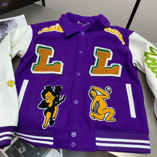 

2022 new winter women's jackets fashion turn down collar single breasted loose casual jacket women long sleeve purple street wear coat, Black;brown