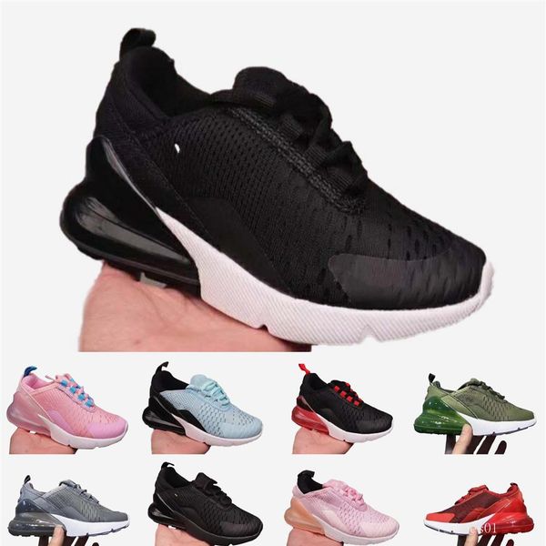 

riginal kids sport trainers fashion childrens basketball shoes baby boys girls lace up running sneakers size 22-35307r, Black