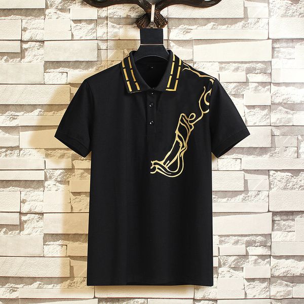 

2021mens designers polo shirts casual stylist clothes short sleeve fashion men summer t shirt size m-3xl#zo18, White;black