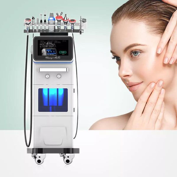 

latest arrival 10 in 1 face skin care wrinkle remover multifunctional management machine water oxygen facial apparatus factoty price