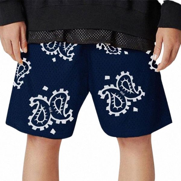 

men's shorts stylish beach comofortable cashew nut print summer stretchy waist quick dry men short pantsmen's u4kh#, White;black