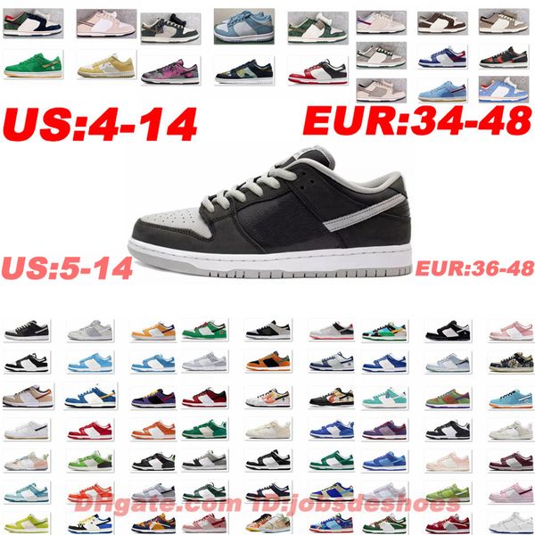 

j-jack shadow shoes men women sb low dunks running shoes pandas triple pink green mummy dunkes lows dunked ben and jerry chunky dunkys mens, Black