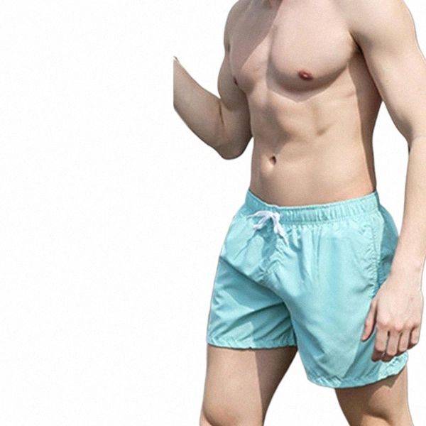 

men's shorts men's sports board quick dry swimming surffing swimsuits summer beach swimwear fitness gym workout casual short pants, White;black