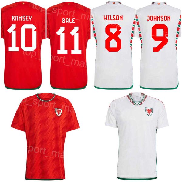 

national team wales soccer 11 gareth bale jerseys 9 brennan johnson 21 kieffer moore 20 daniel james 8 harry wilson joe rodon football shirt, Black;yellow