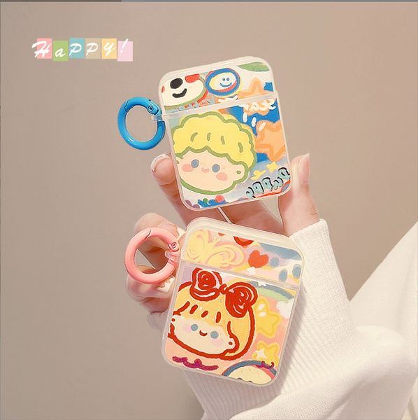 

earphone case headset accessories for airpods pro cases silicone cartoon headphones cover fit airpods 3 2 1 wireless charging covers dhl