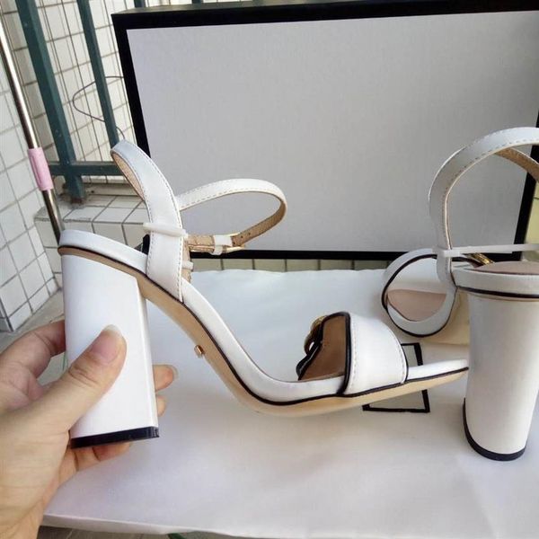 

new arrivals 2018 patent leather thrill heels women unique designer pointed toe dress wedding shoes shoes letters heel sandals205l, Black