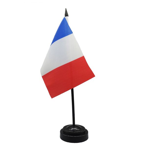 

france desk flag 14x21cm small mini office table flags with stand base for home office decoration