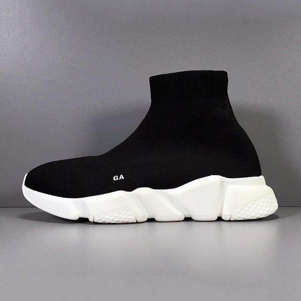 

sock shoes platform womens women sneakers triple black white classic with lace jogging walking outdoor fly boot3180 runner 1 2 0