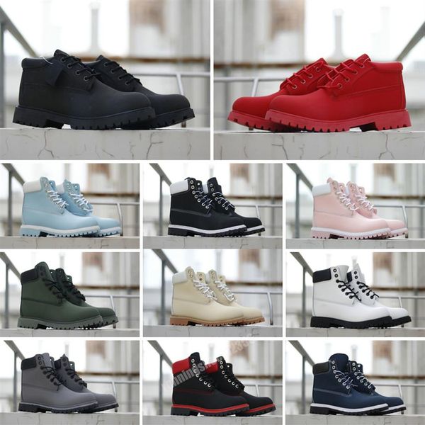 

2022 timber boots black yellow land high mens designer camouflage leather winter snow boot men women waterproof with fur ke230o