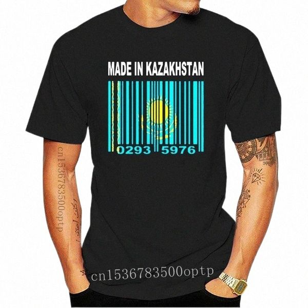 

men's t-shirts in kazakhstan kazakh kazakhstani flag custom barcode numbers t-shirt y53men's o81t#, White;black