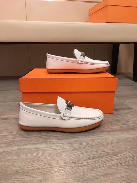 

mens classic casual loafers business fashion elegant formal wedding brand designer dress shoes men slip on office flats size 38-44, Black