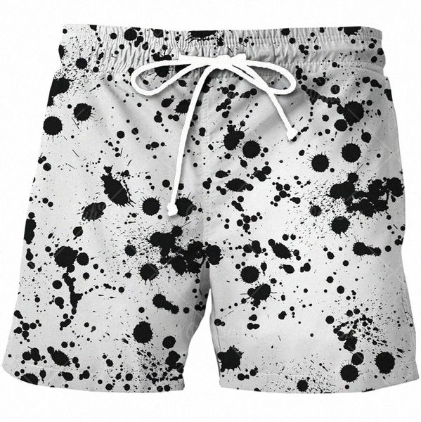 

men's shorts men's brand summer swimwear swim boxer briefs beach leopard board pantsmen's a8em#, White;black