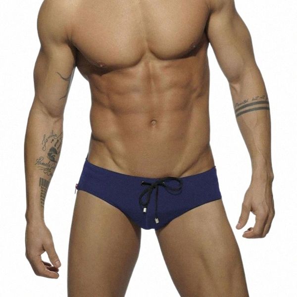 

men's shorts europe united states side double zipper swimming briefs men's trunks with push pads fashion one piece briefsmen', White;black