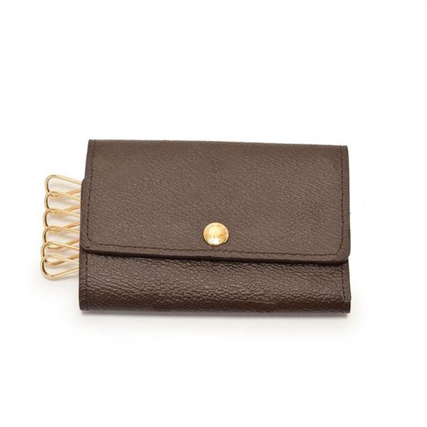 

2022 keys holder bags wallets original box case buckle chains women men classic fashion300m, Red;blue