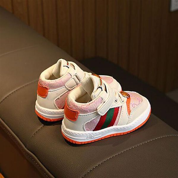 

kids first walkers fashion shoes autumn children sport style print sneakers boys breathable running shoes girls casual sneaker size 21-231e