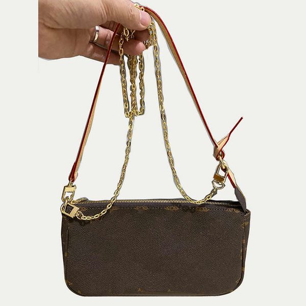 

cosmetic bags cases women luxury designer bags shoulder bag brown flower mini handbags crossbody wallet purses card holder messenger purse h