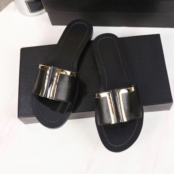 

2022 thick bottom beach slippers fashion summer women size 35-42, Black