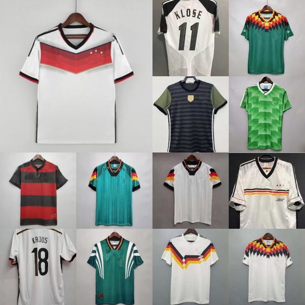 

vintage soccer jerseys 80 88 90 92 94 96 98 04 06 10 14 voller moller gotze matthausretro man football shirt 1988 1990 1992 1994 1996 1998 2, Black