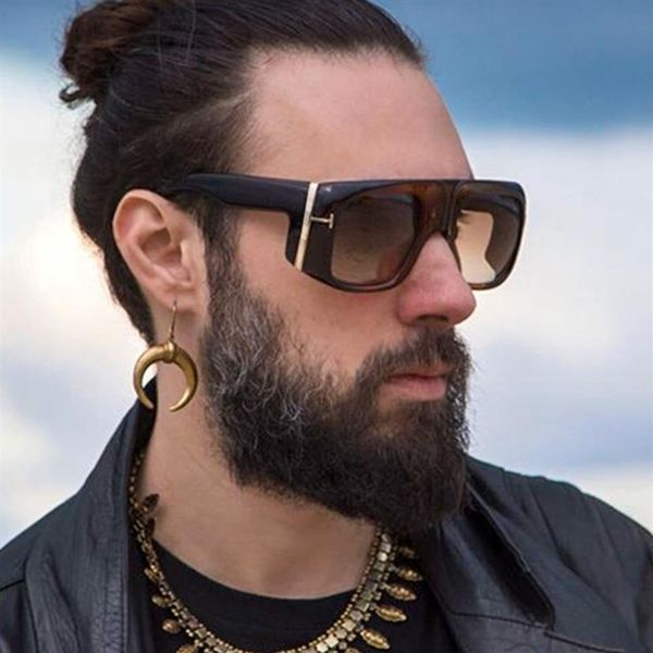 

new square sun glasses oversized goggles mens sunglasses women fashion men brand black eyewear uv400 gafas de sol240o, White;black