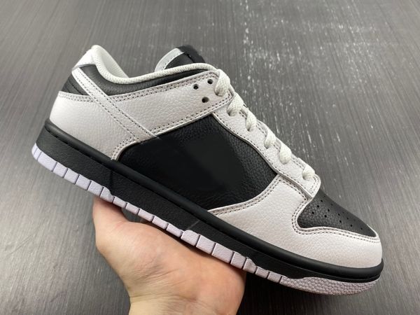 

reverse panda men women sneakers casual shoes skateboard black white outdoor sports trainers, Red;white