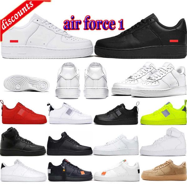 

og shoe sneakers men women casual shoes afashion 1s af1 triple white utility black mens womens trainers sports outdoor