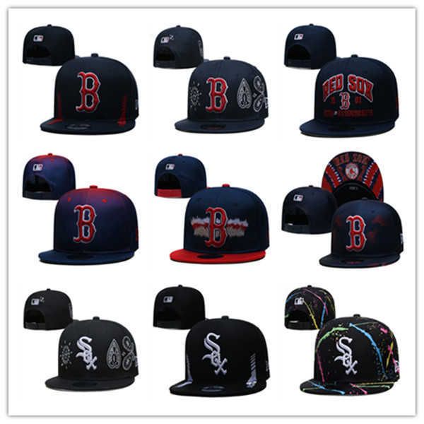

men boston chicago hat baseball hat snapback red sox white sox, Black;white