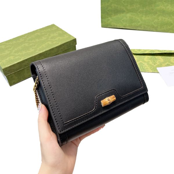

classic women diana bamboo closure shoulder bag italy brand cowhide crossbody wallet genuine leather handbag luxurys designers bags coin pur