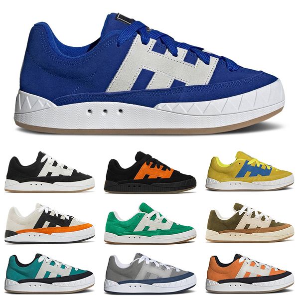 

running shoes men for women adimatic blue crystal white black orange rush green forest grey tech indigo mens trainer