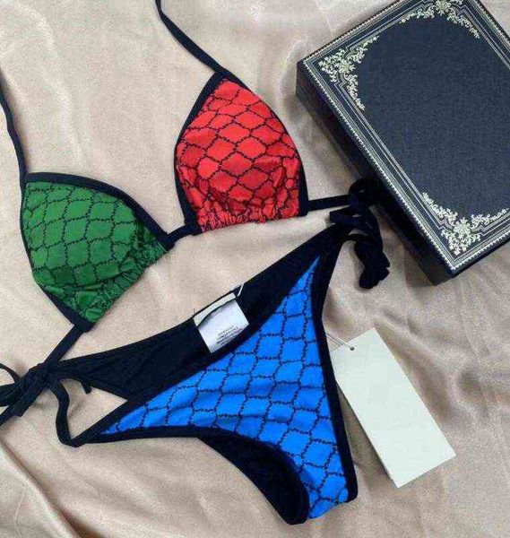 

women's swimwear 2021 multi styles fashion designer swimsuits for women bikinis summer letters print swimwear highly quality lady bathi, White;black