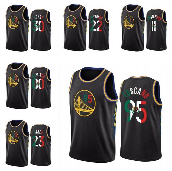 

basketball jerseys stephen curry andrew wiggins poole draymond green klay thompson gold special city men women youth jersey, Black;red
