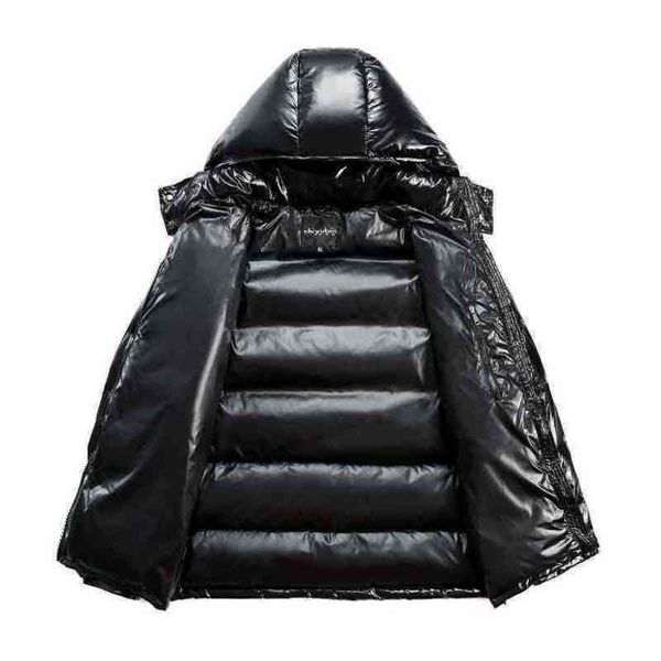 

designer jacket puffer luxury warm mkle mk meng men's white fashion brands leisure autumn and winter 2022 90% coat ski camouflage brand, Black