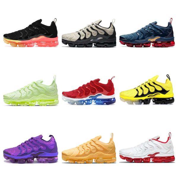

running shoes women trainers sports sneakers triple black tennis ball usa cherry hyper violet olive orange 2022 tn plus ultra se gradients a