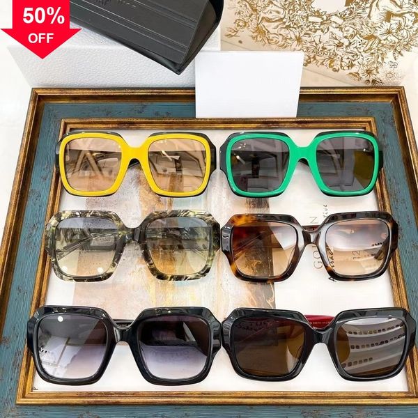 

designer sunglasses family d's new net red same personalized ins style sunglass women's versatile fashion sunglass 40 montaigne, White;black