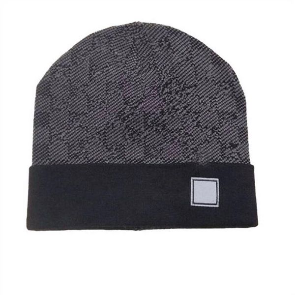

whole baseball cap designer knitted hat beanie mens womens fitted hats for cashmere plaid letters casual skull caps outdoor fash271z, Blue;gray