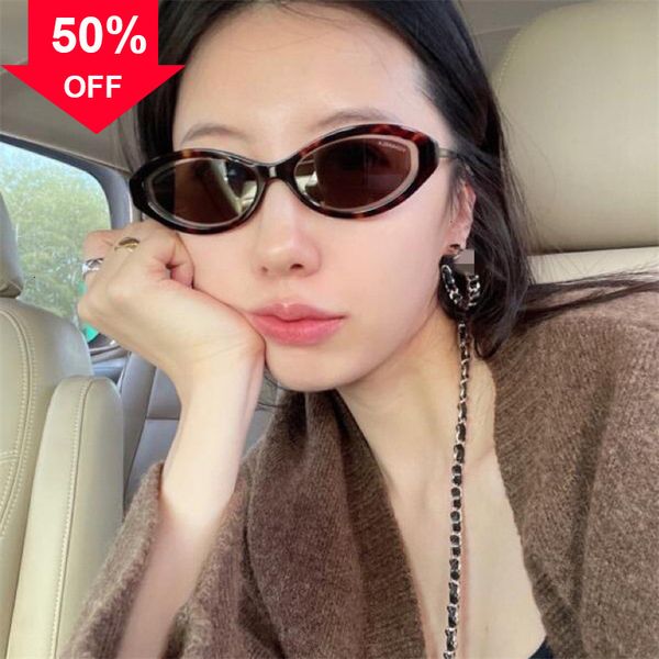 

designer sunglasses small fragrant cat's eye ins tidy pearl chain sunglass star net red ch5424, White;black