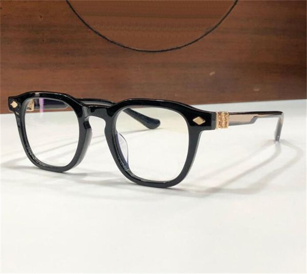 

new fashion design square plank frame eyewear chirp chirp optical glasses retro simple versatile style with box can do prescription lenses, Black