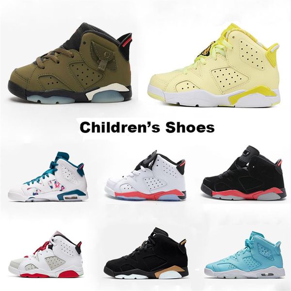 

toddler scotts motorsport sneakers yellow floral infrared aj6s vi 6 kids hare basketball shoes green abyss dark mocha children dmp289e, Black