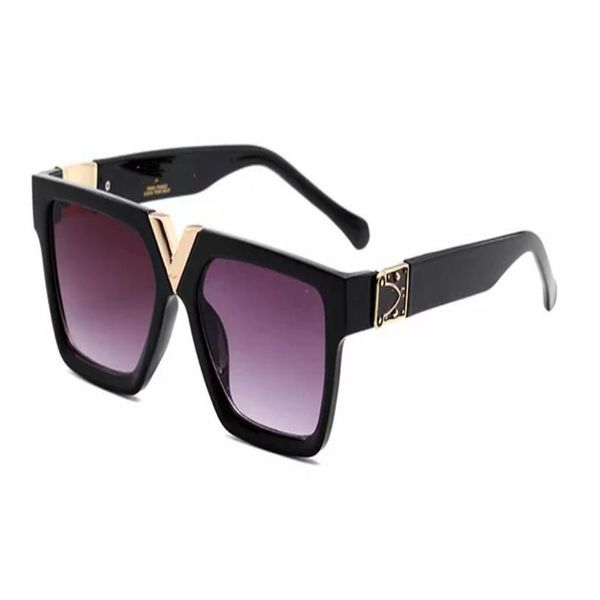 

luxury desinger square sunglasses with stamp uv400 full frame sunglasses for women men fashion accessories z684241r, Silver
