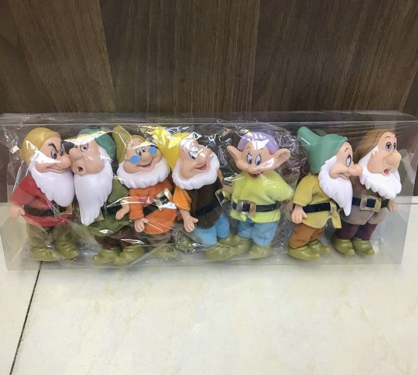 

disney genuine authorized doll fairy tale princess seven dwarfs series family ornaments children's play house toys holiday surprise