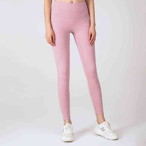 

women's leggings women leggings sweatpants yoga pants no embarrassing exercise stretch solid double noodles nine-point black