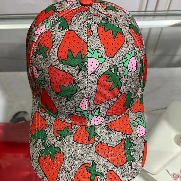 

high sale strawberry baseball caps man cotton cactus classic letter ball caps summer women sun hats outdoor adjustable snapback cap girl cut, Blue;gray