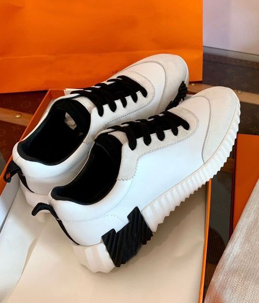 

famous men bouncing sneaker shoes light sole skateboard mesh & suede goatskin leather runner sports breathable casual walking eu38-46, Black
