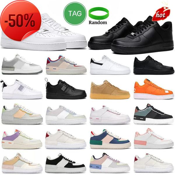 

boots men women platform high low cut casual shoes mens sneakers 1 triple white black shadow skateboarding mens outdoor sports sneaker train