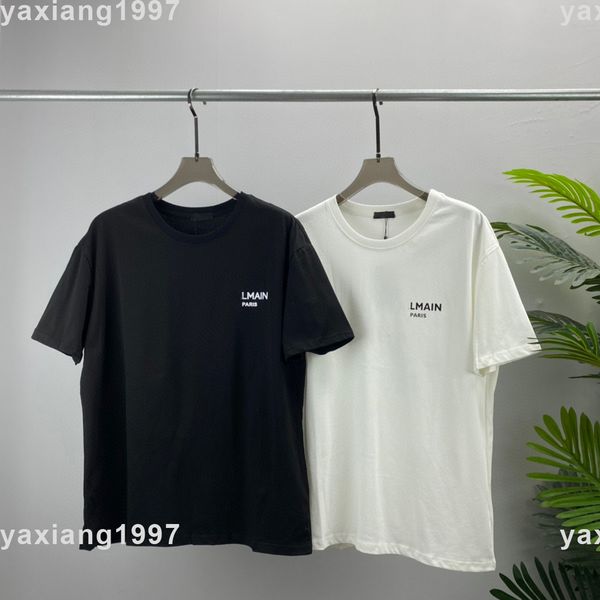 

2022ss spring and summer new shirt high grade cotton sweatshirts printing short pants sleeve round neck panel t-shirt size s-m-l-xl--xxxl, Black;brown