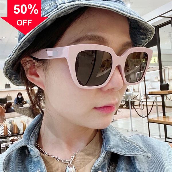 

designer sunglasses wind ins tide net red same sunglass plate large square sunglass cl40198f, White;black